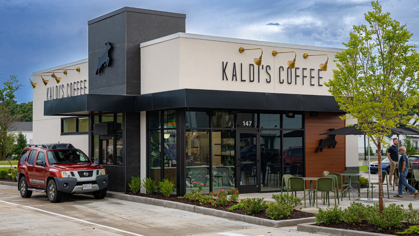 The Kaldi's Coffee Drive Thru in Ellisville