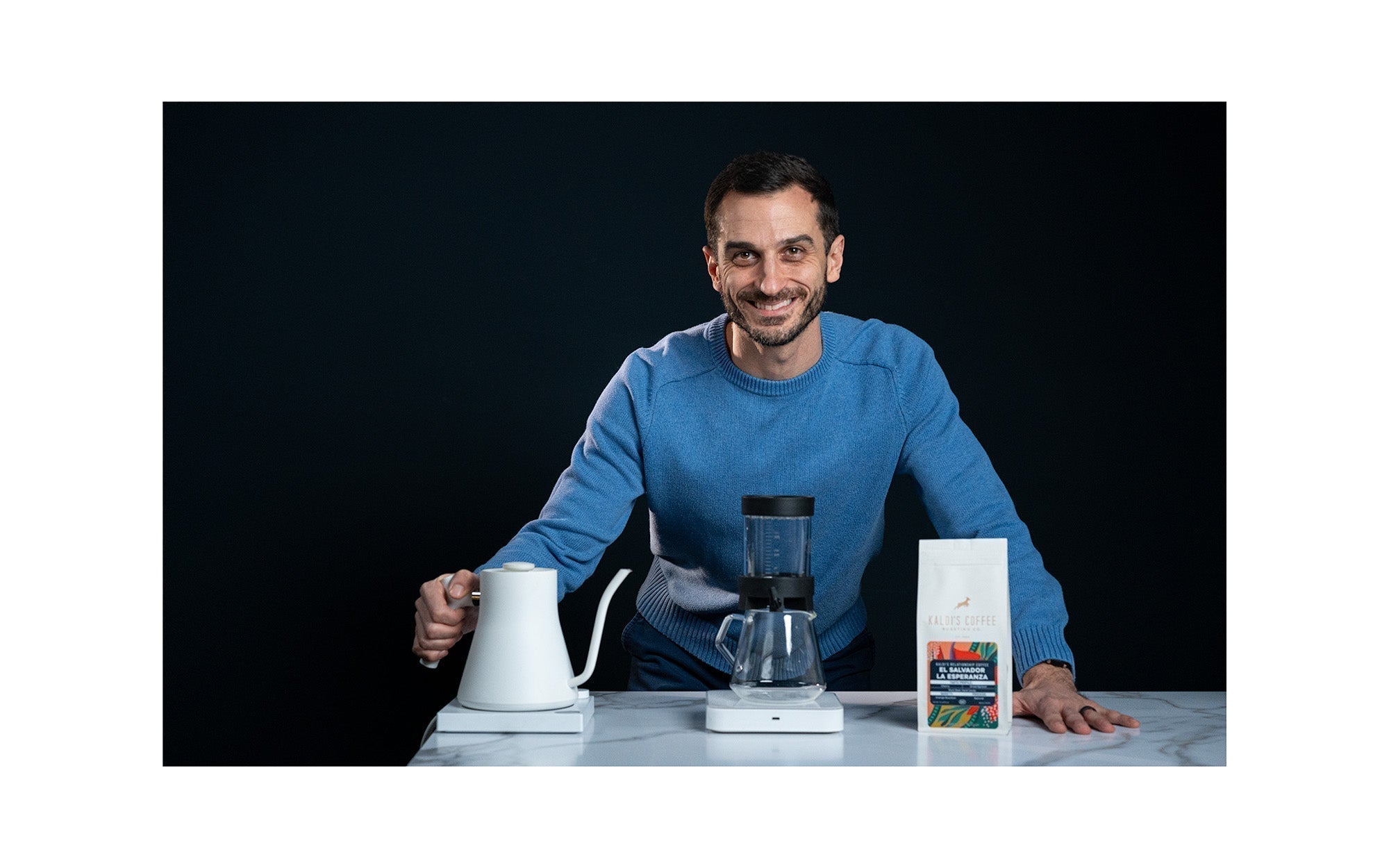Rob next to the Pulsar Brewer