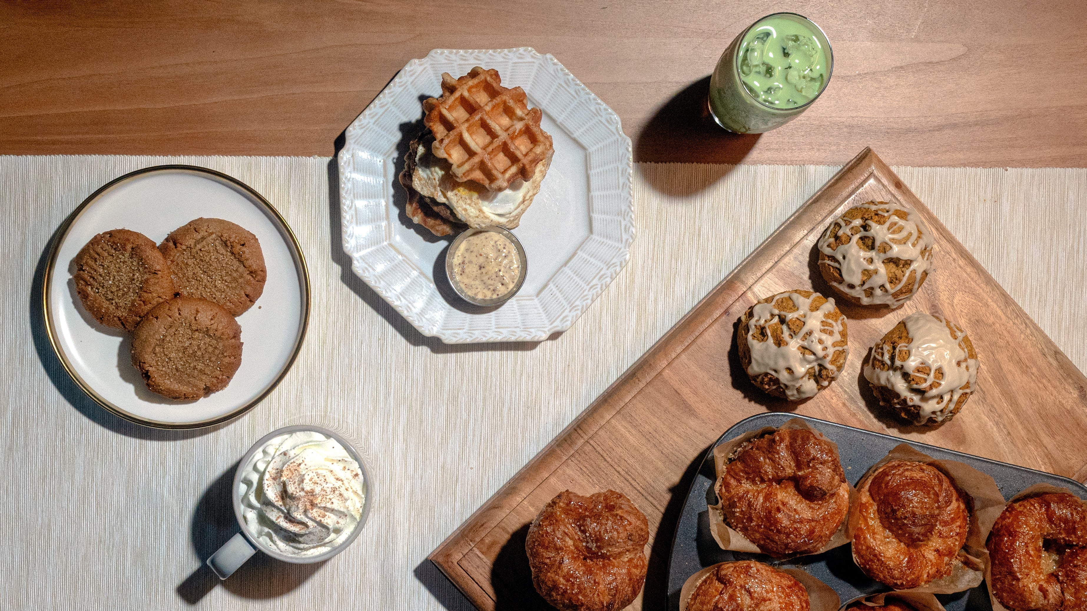 An array of releases from the Seasonal Rollout, including drinks and cookies