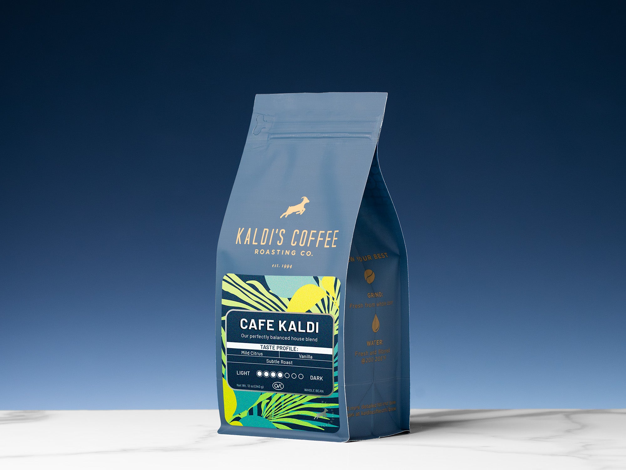 12oz bag of Cafe Kaldi