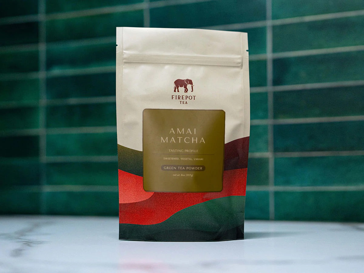 Firepot Tea 8oz Amai Matcha Pouch