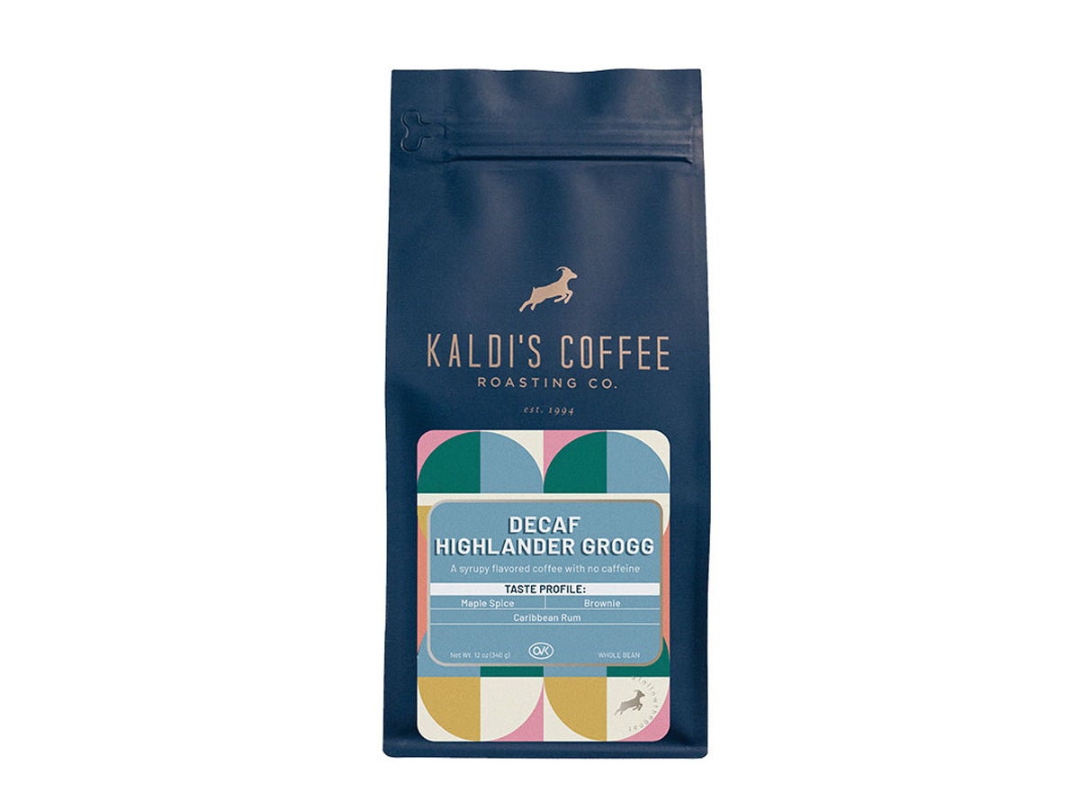 12oz bag of Decaf Highlander Grogg