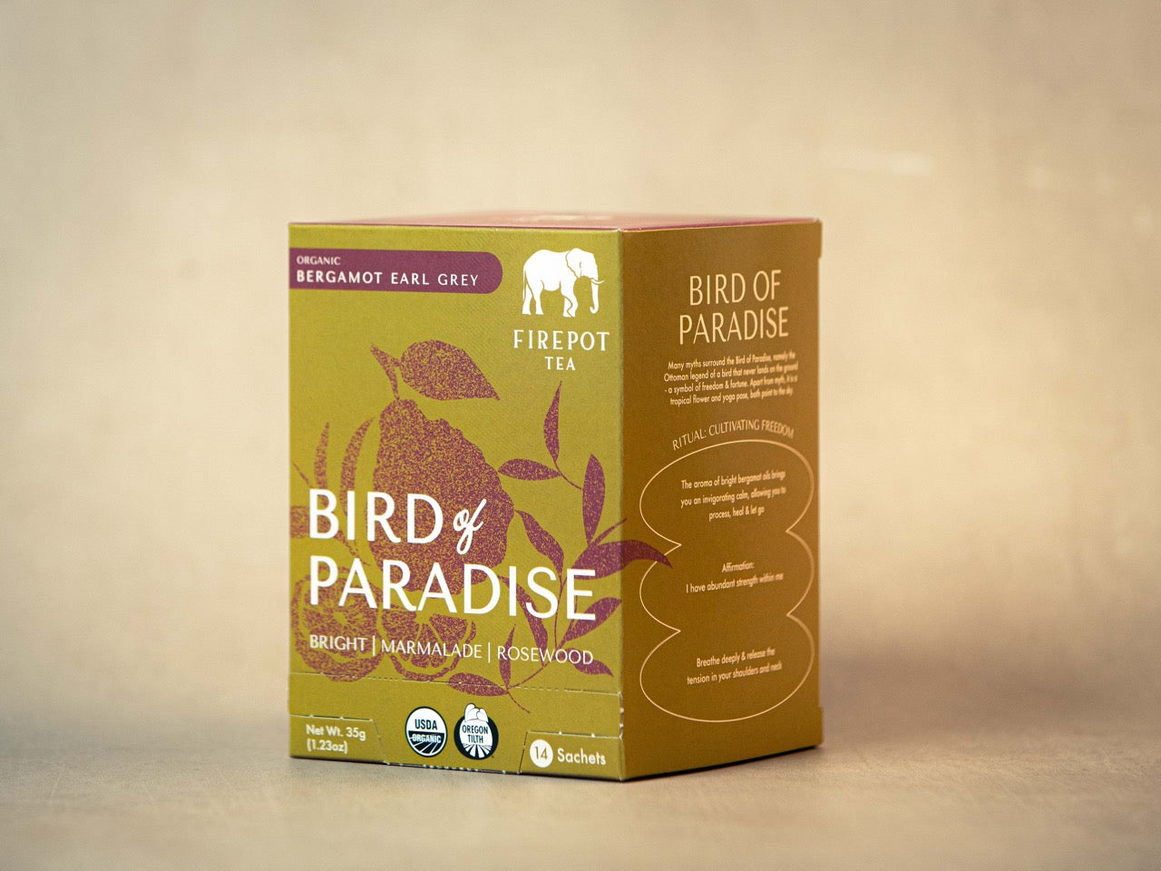 product image of green box of bird of paradise sachets