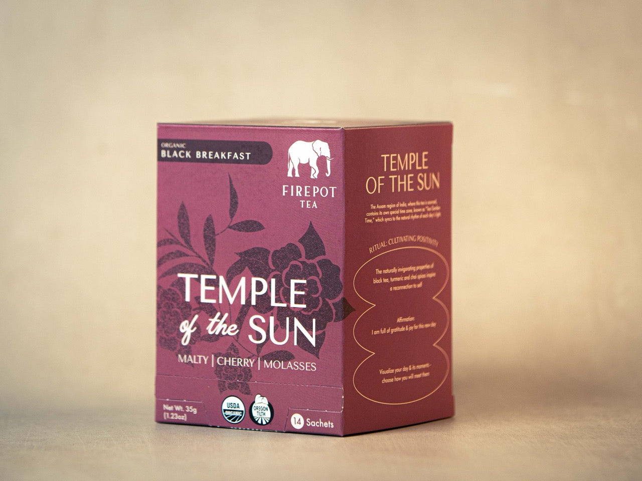 product image of purple box of temple of the sun sachets