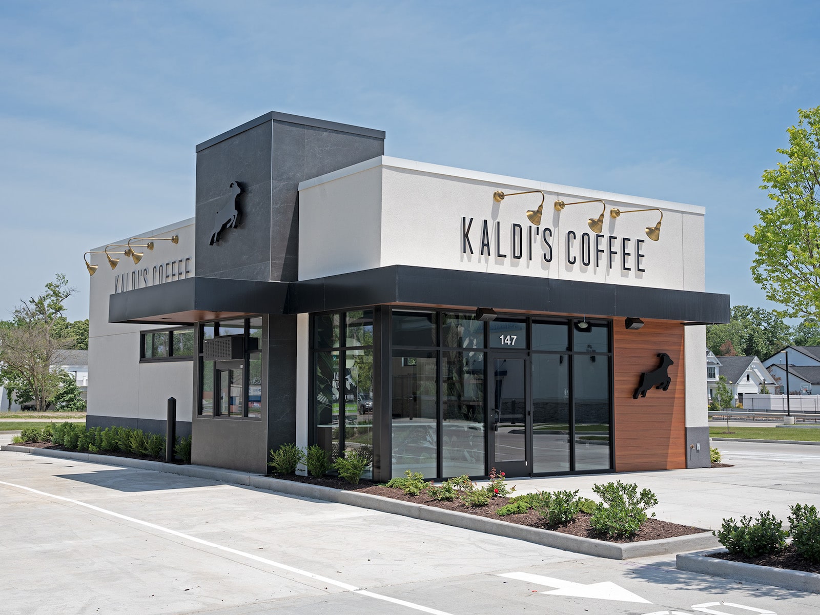 Outside view of Ellisville Kaldi's Coffee Drive Thru