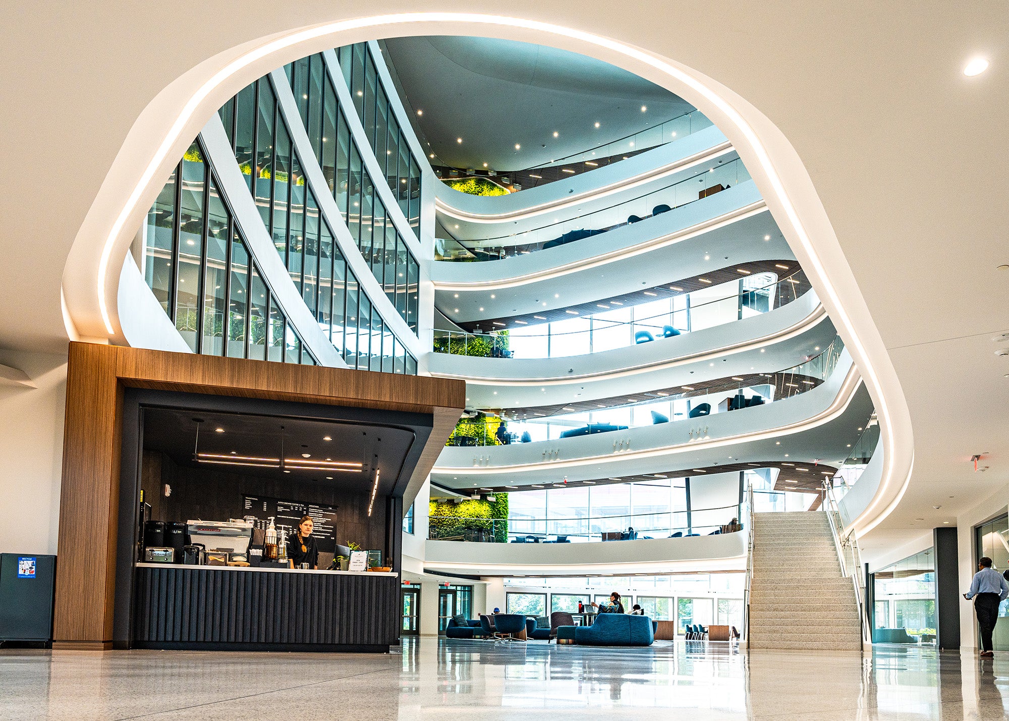 Kaldi's Coffee cafe inside Emory's Health Science Research Building